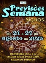 Previsoes da Semana – 21 Agosto 2023