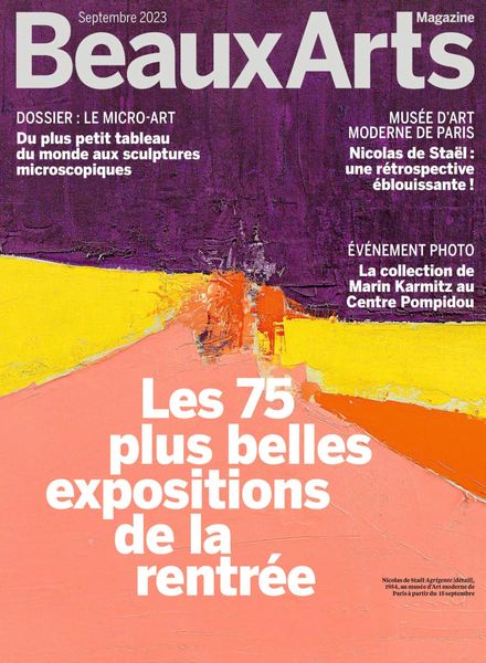 Beaux Arts – Septembre 2023