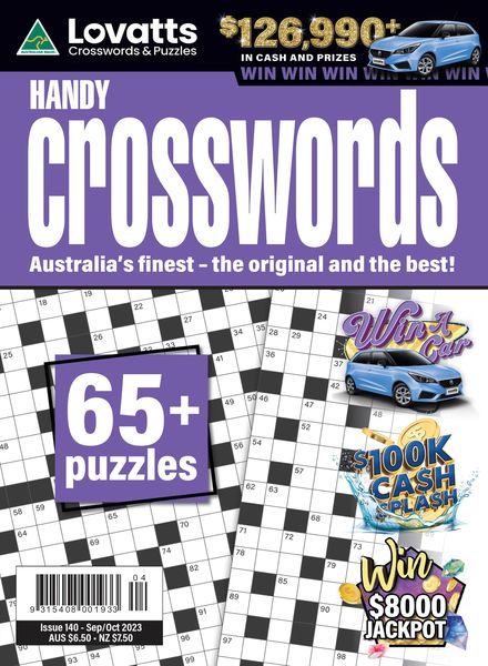 Lovatts Handy Crosswords – Issue 140 – September-October 2023