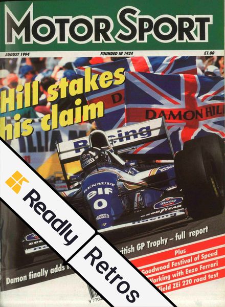 Motor Sport Magazine – August 1994