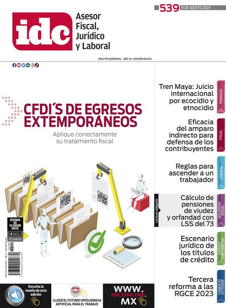 IDC Asesor Fiscal Juridico y Laboral – 31 Agosto 2023