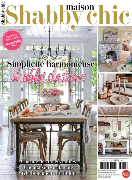 Maison Shabby Chic – Septembre-Octobre 2023