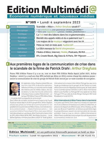 Edition Multimedia – 4 Septembre 2023