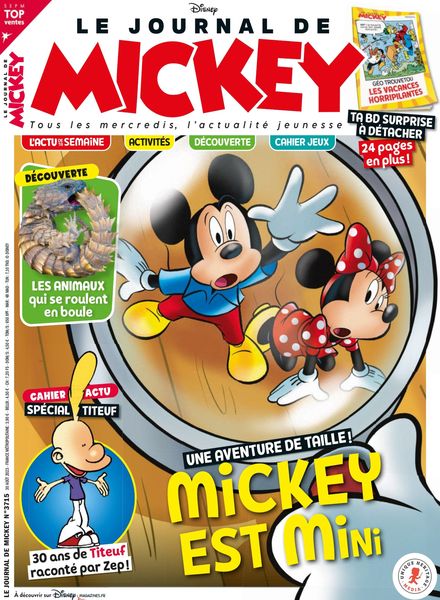 Le Journal de Mickey – 30 Aout 2023