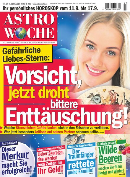Astrowoche – 6 September 2023