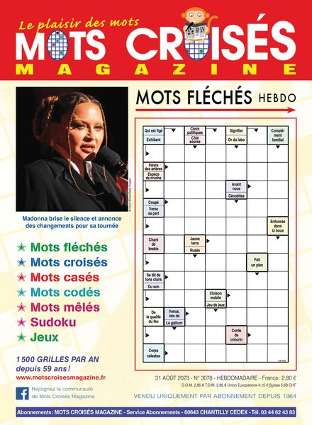 Mots Croises Magazine – 31 Aout 2023