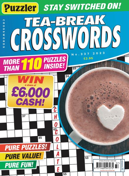 Puzzler Tea-Break Crosswords – Issue 337 – September 2023