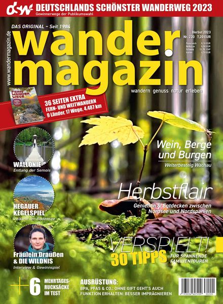 Wandermagazin – Herbst 2023