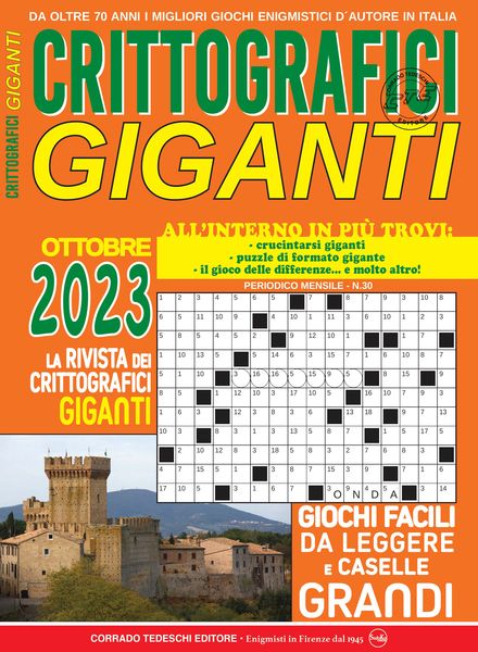 Crittografici Giganti – Ottobre 2023