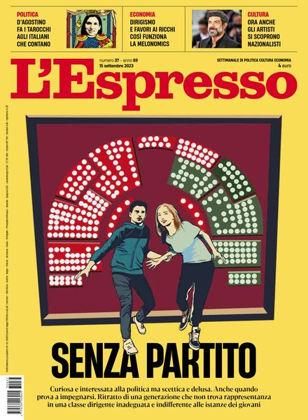 l’Espresso – 15 Settembre 2023