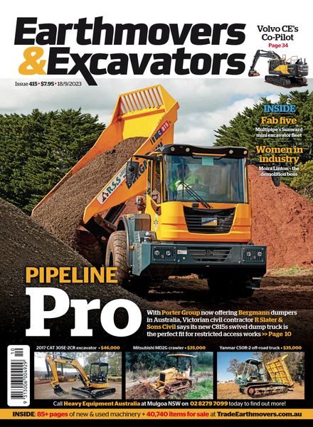 Earthmovers & Excavators – Issue 415 – 18 September 2023