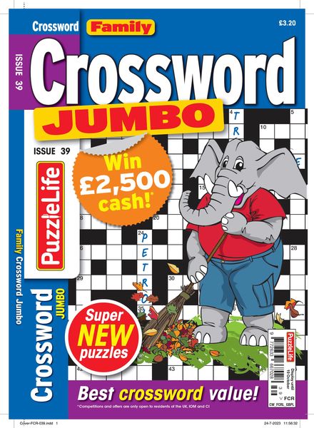 Family Crossword Jumbo – Issue 39 – 21 September 2023