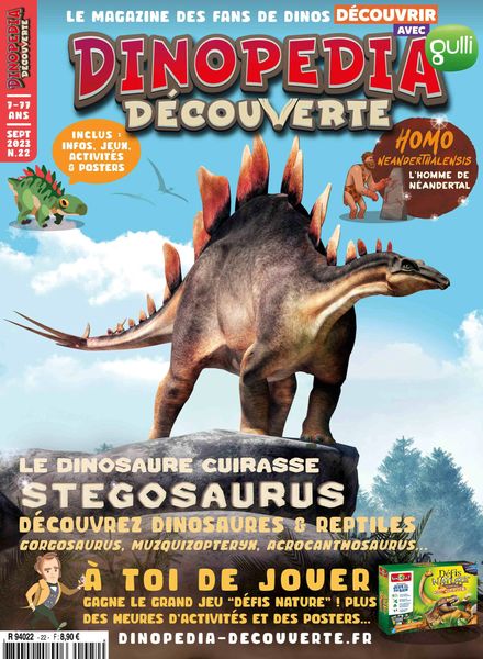 Dinopedia Decouverte – Septembre 2023