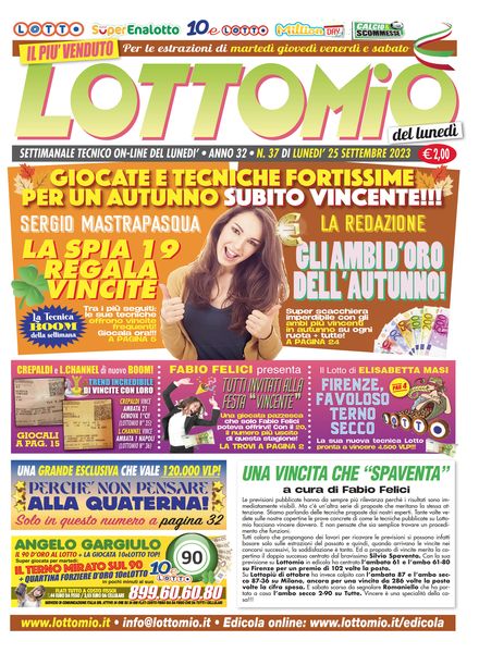 Lottomio – 25 Settembre 2023