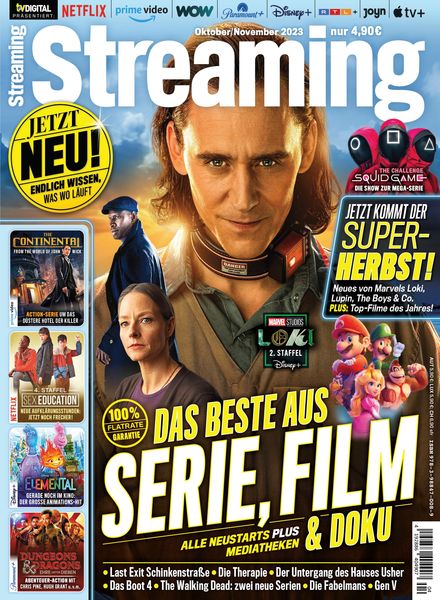 Streaming by TV Digital – Oktober-November 2023