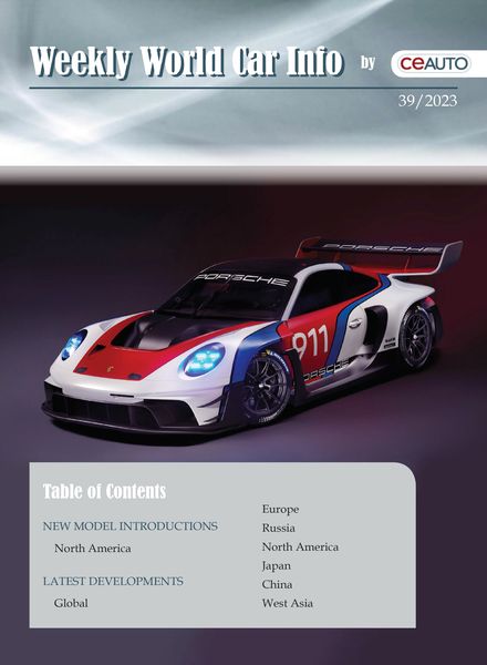 Weekly World Car Info – Issue 39 – 1 October 2023