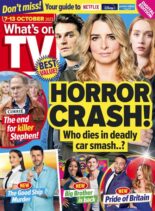 What’s on TV – 7 October 2023