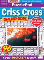 PuzzleLife PuzzlePad Criss Cross Super – Issue 70 – October 2023