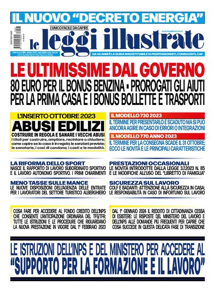 Leggi Illustrate – Ottobre 2023