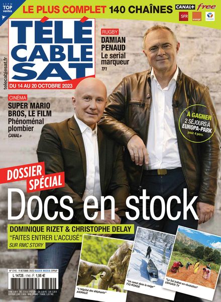 Telecable Sat Hebdo – 9 Octobre 2023