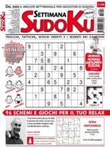 Settimana Sudoku – 13 Ottobre 2023
