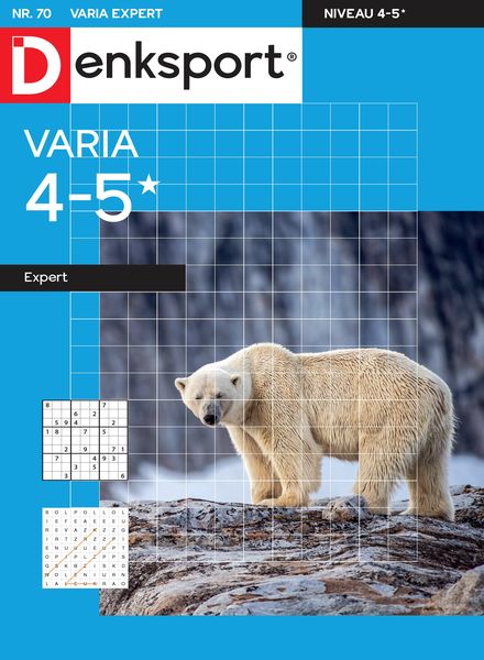 Denksport Varia expert 4-5 – 12 Oktober 2023