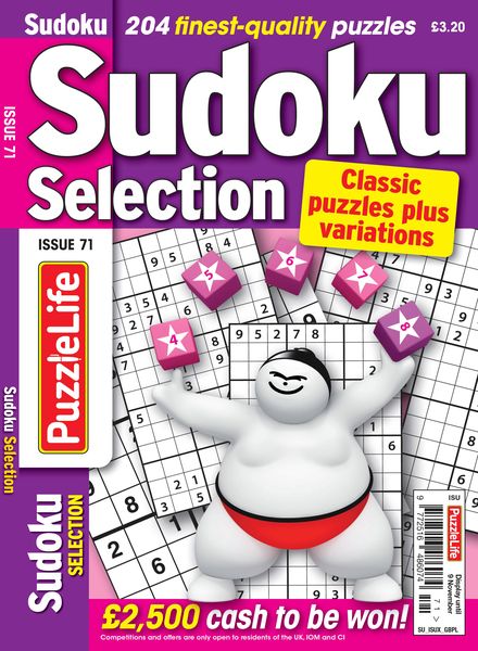 Sudoku Selection – Issue 71 – October 2023