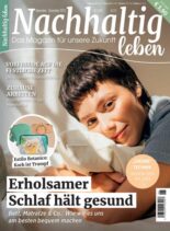 Nachhaltig leben – 13 Oktober 2023