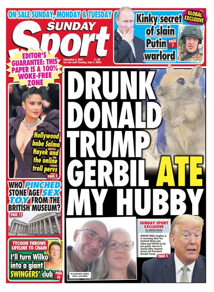 Sunday Sport – September 3 2023