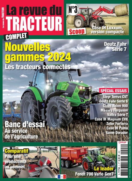 La Revue Du Tracteur – Novembre-Decembre 2023 – Janivier 2024