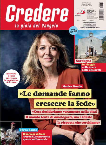Credere – 22 Ottobre 2023