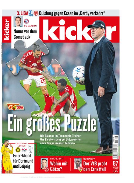 Kicker – 28 Oktober 2023