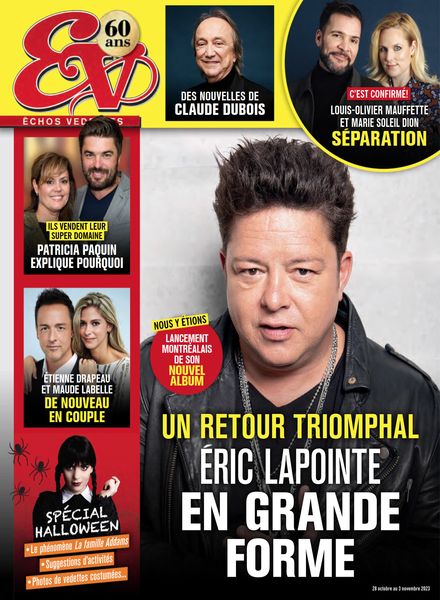echos Vedettes – 28 Octobre 2023