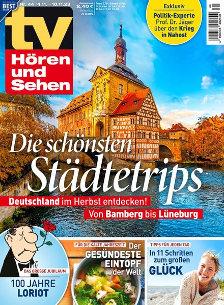 TV Horen und Sehen – 27 Oktober 2023