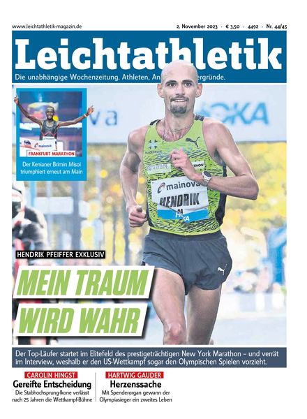 Leichtathletik – 1 November 2023