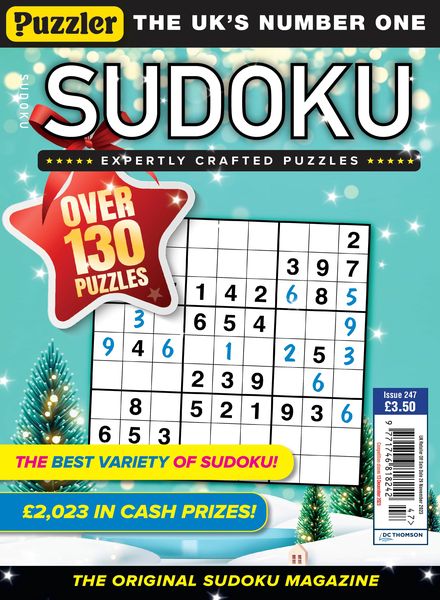 Puzzler Sudoku – Issue 247 – 2 November 2023