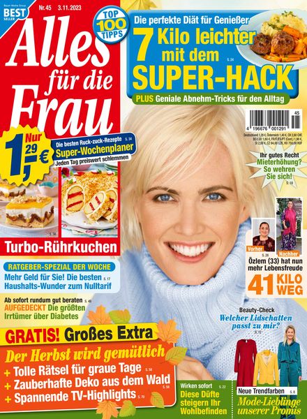 Alles fur die Frau – 3 November 2023