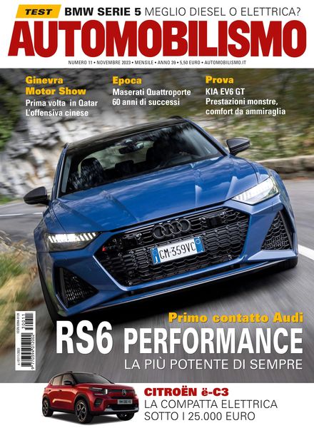 Automobilismo – Novembre 2023