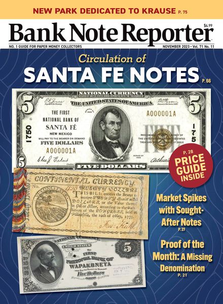 Bank Note Reporter – November 2023