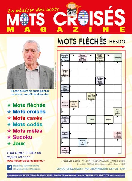 Mots Croises Magazine – 2 Novembre 2023