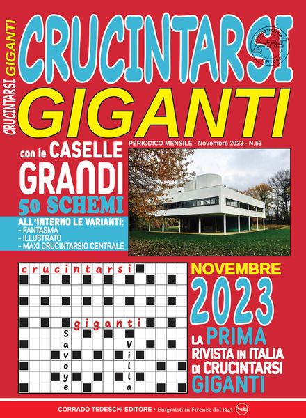 Crucintarsi Giganti – Novembre 2023