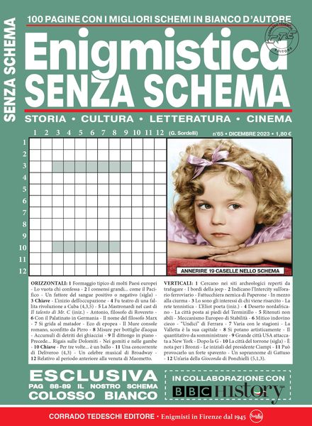 Enigmistica Senza Schema – Dicembre 2023