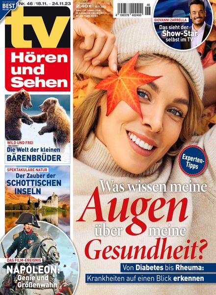 TV Horen und Sehen – 10 November 2023