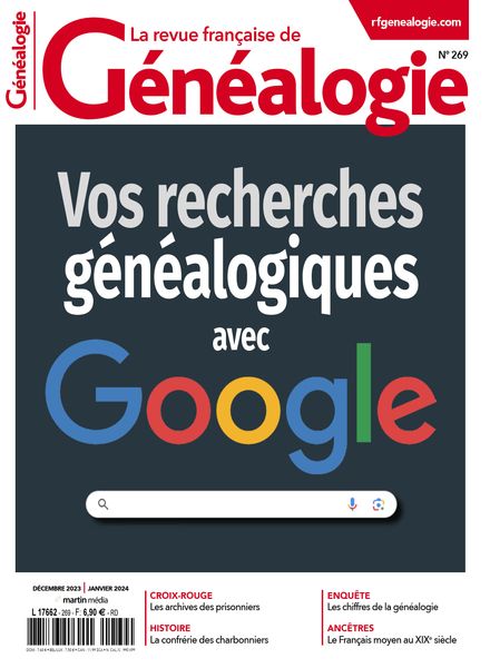 La Revue francaise de Genealogie – Decembre 2023 – Janvier 2024