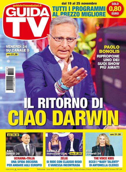 GuidaTV – 14 Novembre 2023