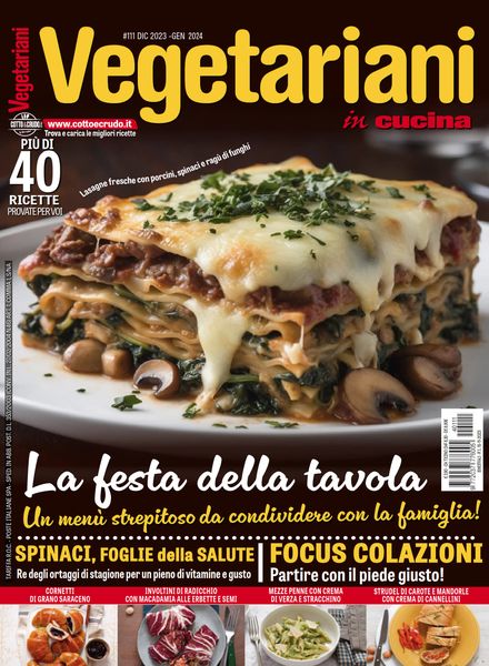 Vegetariani in Cucina – Dicembre 2023 – Gennaio 2024