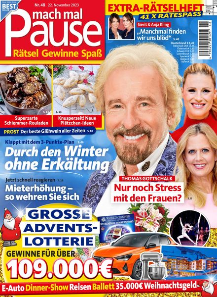 Mach mal Pause – 22 November 2023