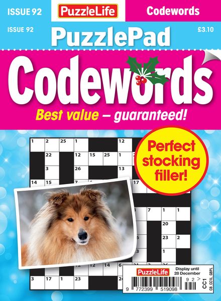 PuzzleLife PuzzlePad Codewords – November 2023
