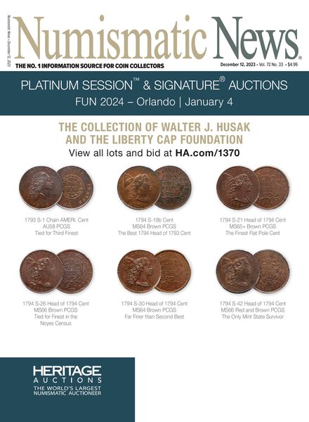 Numismatic News – December 12 2023