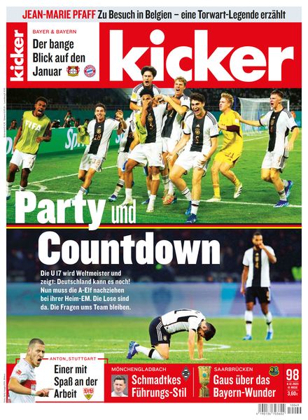 Kicker Sportmagazin – 04 Dezember 2023